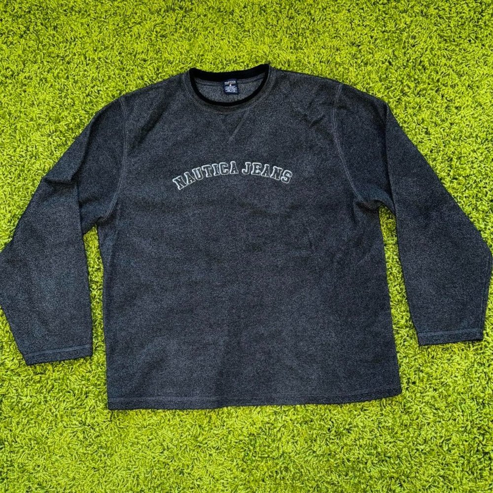 Vintage Nautica Fleece Sweater Sz XXL (26.5Wx30L)